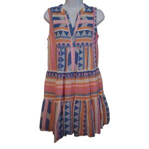Devotion Twins Southwest Lightweight Patch Sleeveless Dress S Festival